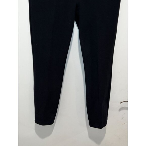Spanx Black Slim Fit Ankle Length Straight Leg Women's Pants Size L - Picture 4 of 11